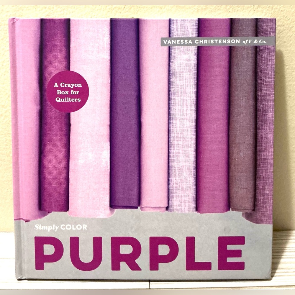 Simply Color Purple Quilting Book